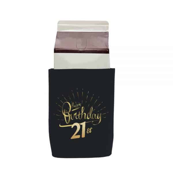 Birthday 21st Stubby Holder Carton