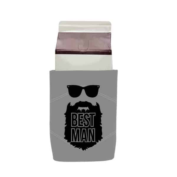 Best Man Beard Stubby Holder Carton