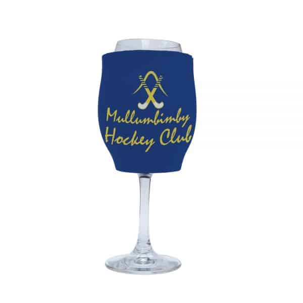 Hockey Club Blue Stubby Holder Wine