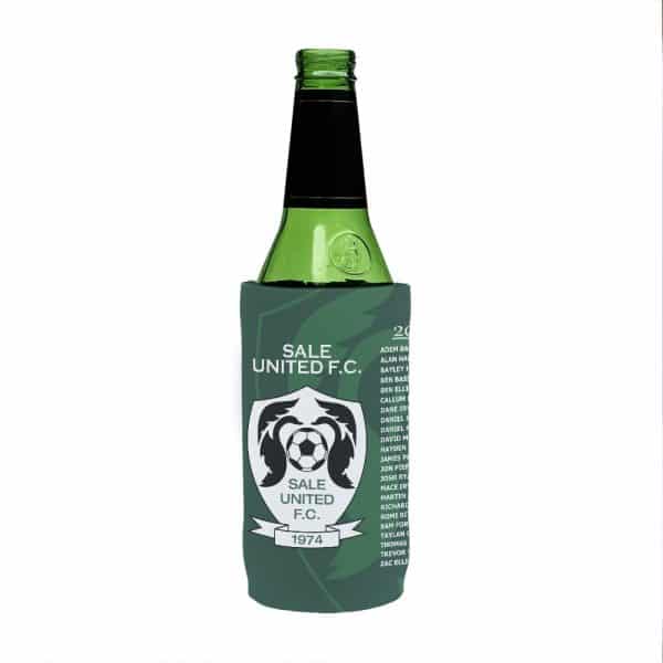 Soccer Green Stubby Holder Beer Tall