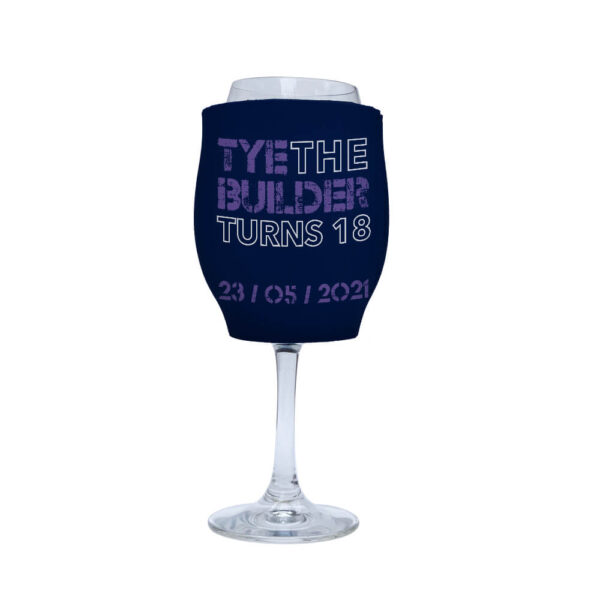 Tye The Builder Wine Stubby