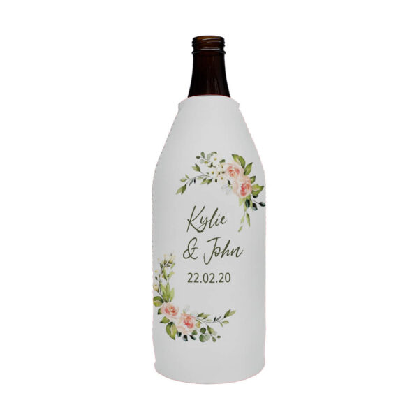 Wedding Flower Longneck Bottle